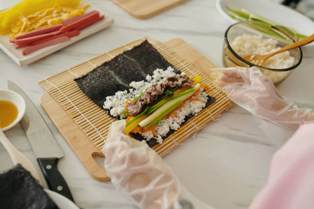 Korean Gimbab 김밥 Making Teambuilding