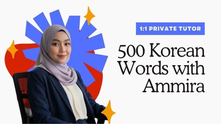 500 Words to Kickstart Your Korean